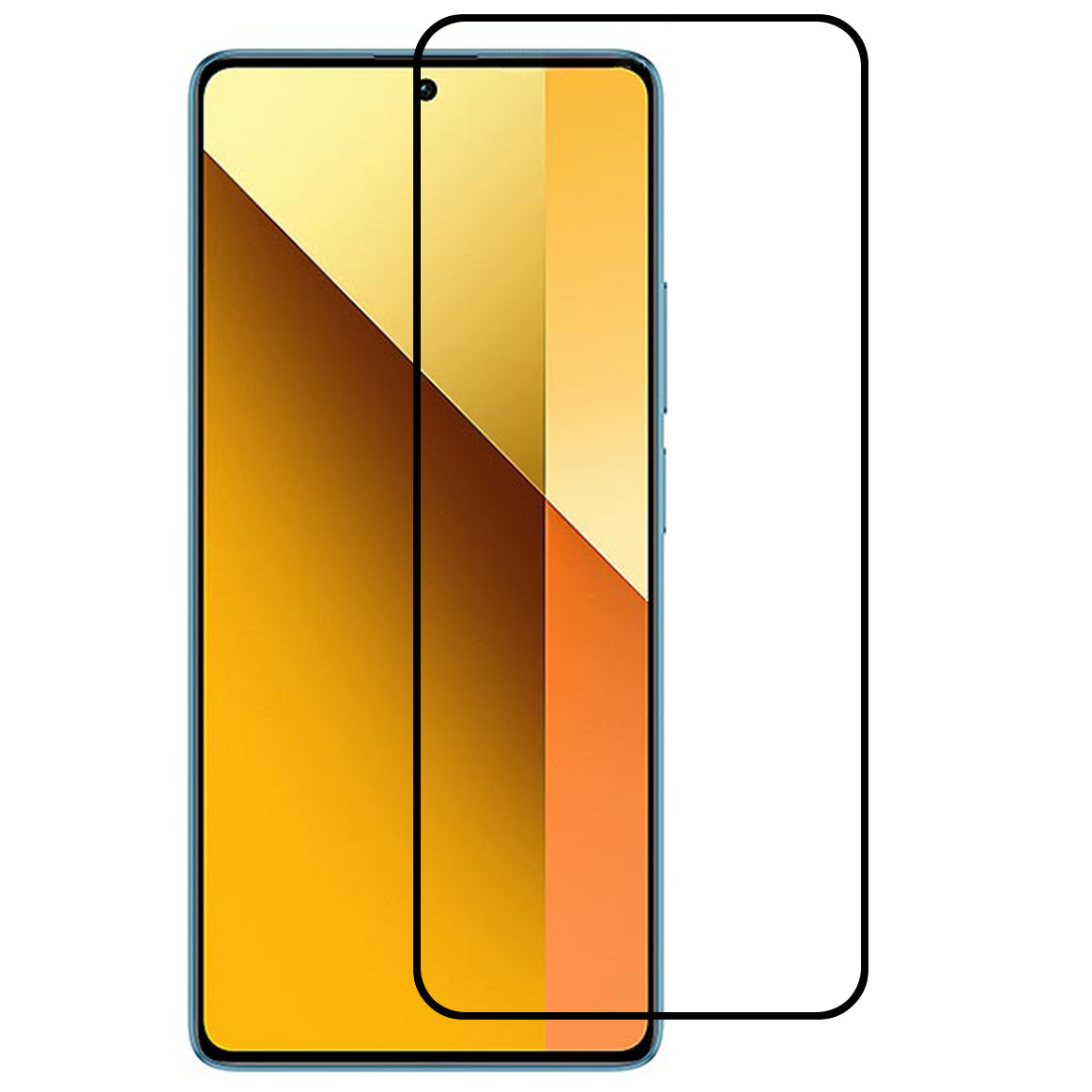 For Xiaomi Redmi Note 13 5G Screen Protector 9D Tempered Glass Film Side Glue For Xiaomi Redmi Note 13 5G Screen Protector 9D Tempered Glass Film Side Glue